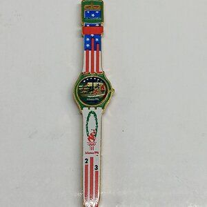 Vintage SWATCH Atlanta 1996 Olympics Pin Badge